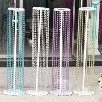 14mm acrílico perlas octagonales cadena cadena línea cadena boda decoración de la fiesta 