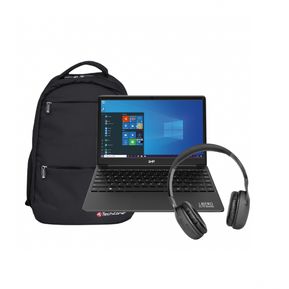Combo Laptop Ghia Libero Core i5 Elite 8GB 256GB Negro + Mochila y Audífonos