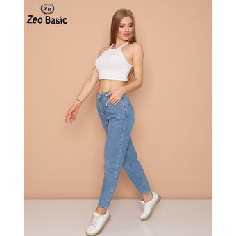 ZEO BASIC TREND MOM JEANS 