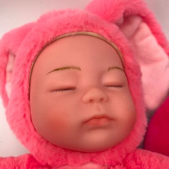 Baby Mini Stuffed Baby Doll Toys Silicone Reborn Alive Bab ~ 
