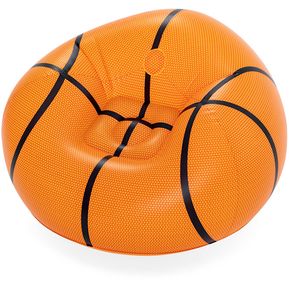 Sillón Inflable Puff Infantil Bestway Balón De Basketball 114 cm