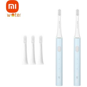 Set 2 De Mijia T100 Cepillo de dientes sónico y sus 3 cabez...