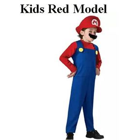 (#Kids Red Model)Disfraz de Super Mario Bros para adultos de...