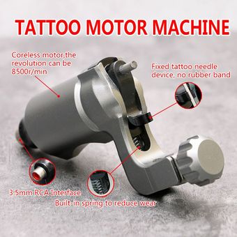 Máquina de tatuaje rotativa Space Aluminum RCA Tattoo Gun máquina de alta calid 