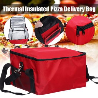 20x20x23cm Alimentos pizza almacenamiento de picnic salida de la pizza titular aislamiento térmico bolsa-Red 