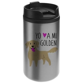 Golden Retriever Petfy Mug Mini Acero 