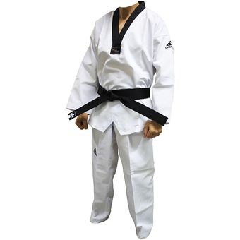 Escudero captura Absorbente Dobok para Taekwondo adidas ADICTH04 adi-Champ 4 (IV) Cuello Negro | Linio  México - AD029SP1NGUDNLMX