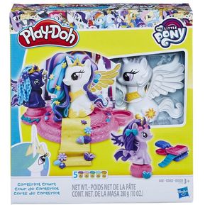 Set de Masas Moldeables My Little Pony Corte de Canterlot Play-Doh-Multicolor