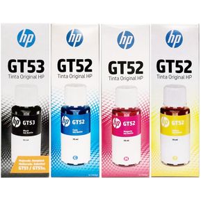 Tinta Hp GT53 para impresoras ink tank 315 415 GT5810 GT5820 kit x 4