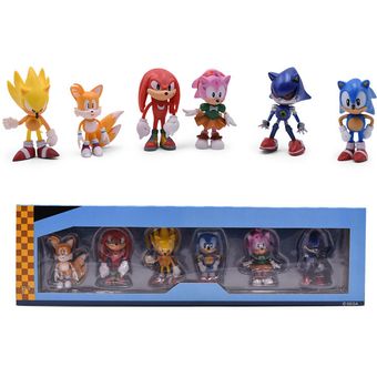 Figura de colección 6pcs Sonic the Hedgehog+box 