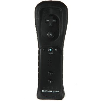 Juego Wiimote Built in Motion Plus Inside Remote Co Negro 