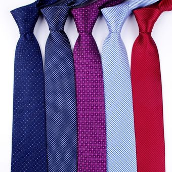 Clásico de los hombres de negocios formal corbata de boda 8cm raya corbata 