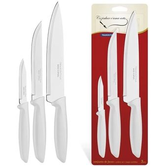 Set de 4 cuchillos Tramontina acero inoxidable