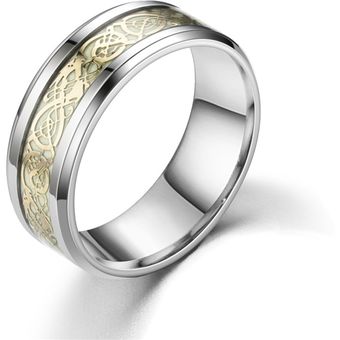 Anillo De Hombre Anillo De Dragón Anillo Luminoso Anillo De 
