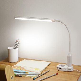 Lámpara de mesa LED de 5W y 24 LEDs  protección ocular  pinza de luz 