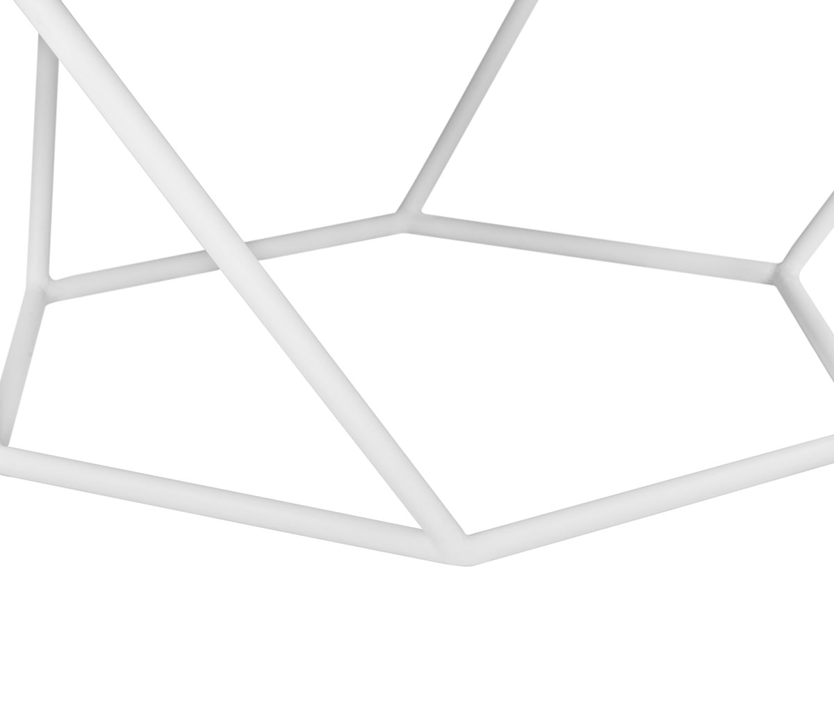 Mesa de centro Hexa 110cm nogal - Blanco