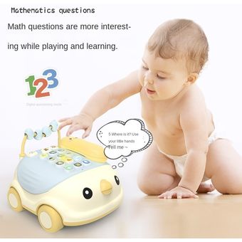 juego interactivo juguete para niños de 2 a 4 años juguete de teléfono móvil para bebés y niñas de 1 año Teléfono Móvil Montessori para niños 