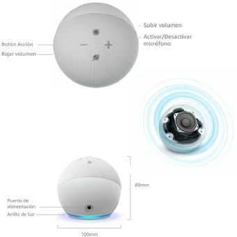 Parlante Inteligente  Alexa Echo Dot - Peru Smart
