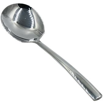 cuchara grande de acero inoxidable para sopa, Plato de cena grueso 