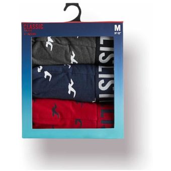 Pack 3 Boxer Hombre Hollister 100 Original Ultima Colecci n