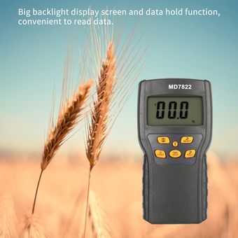 MD7822 Medidor de humedad de grano digital Termómetro de temperatura P 