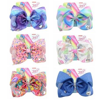 1 Piece 8 jojo Butterfly Mermaid Corazón Impresión Cabello 