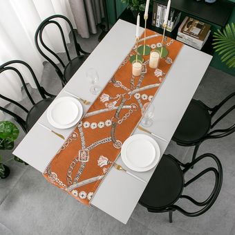 Estilo Europeo minimalista camino de mesa de Jacquard restaurante Ga 
