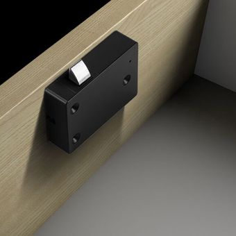 Cerradura de huellas dactilares Cerraduras de gabinete Caja de madera 