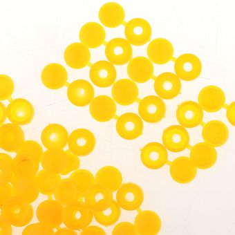 blancas azules amarillas Tapas de plástico para uñas de 100 piezas 