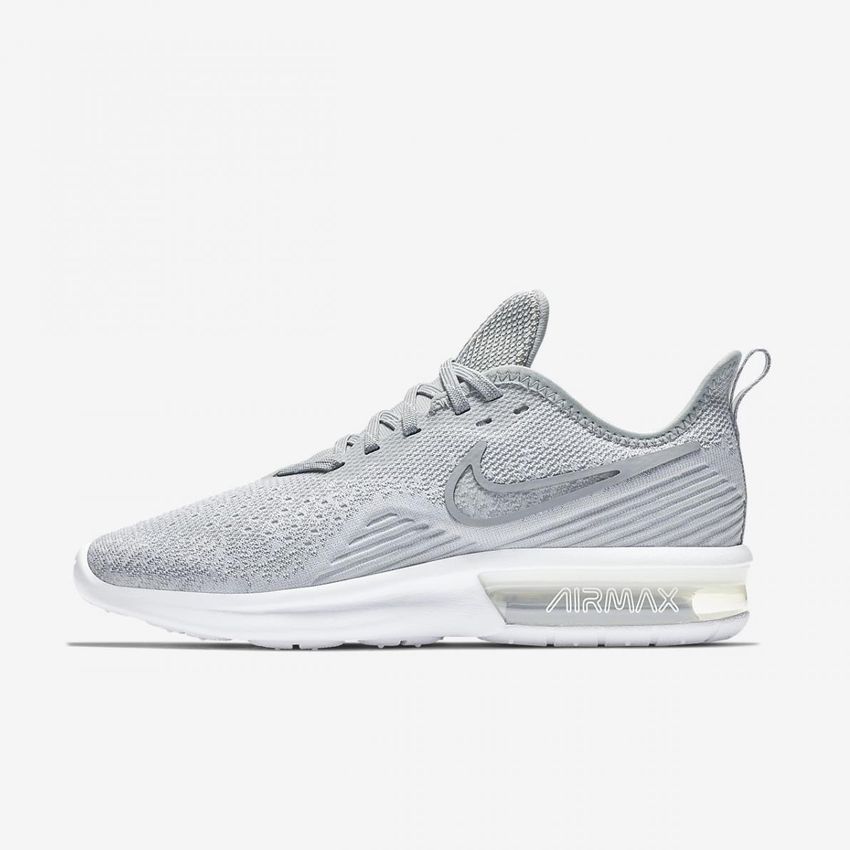nike air max grises mujer