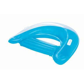 Inflable Flotador Montable Silla de Color Azul
