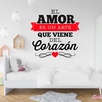 Vinilo El Amor Negro Sticker Pegatina Viniles Frases | Linio Perú -  ST847HL0AMCCQLPE