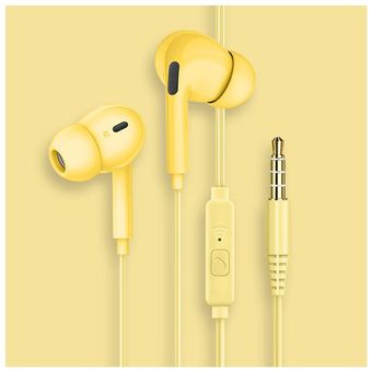Bajo estéreo auriculares en la oreja los auriculares con cable de 3,5 mm de metal de alta fidelidad Auriculares 