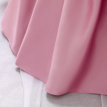 Vestido de bautismo para el cumpleaños de la niña rosado 