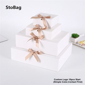 StoBag-Caja de regalo para eventos y fiestas suministros de embalaj 