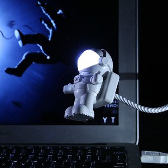 Astronauta LED luces nocturnas Astros USB luces de noche Lámparas de mesa de computadora 